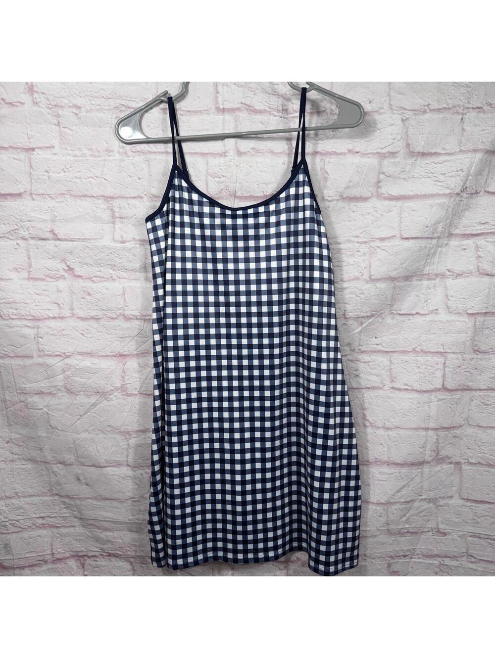 J. Crew Gingham Slip Dress - Size S NWT